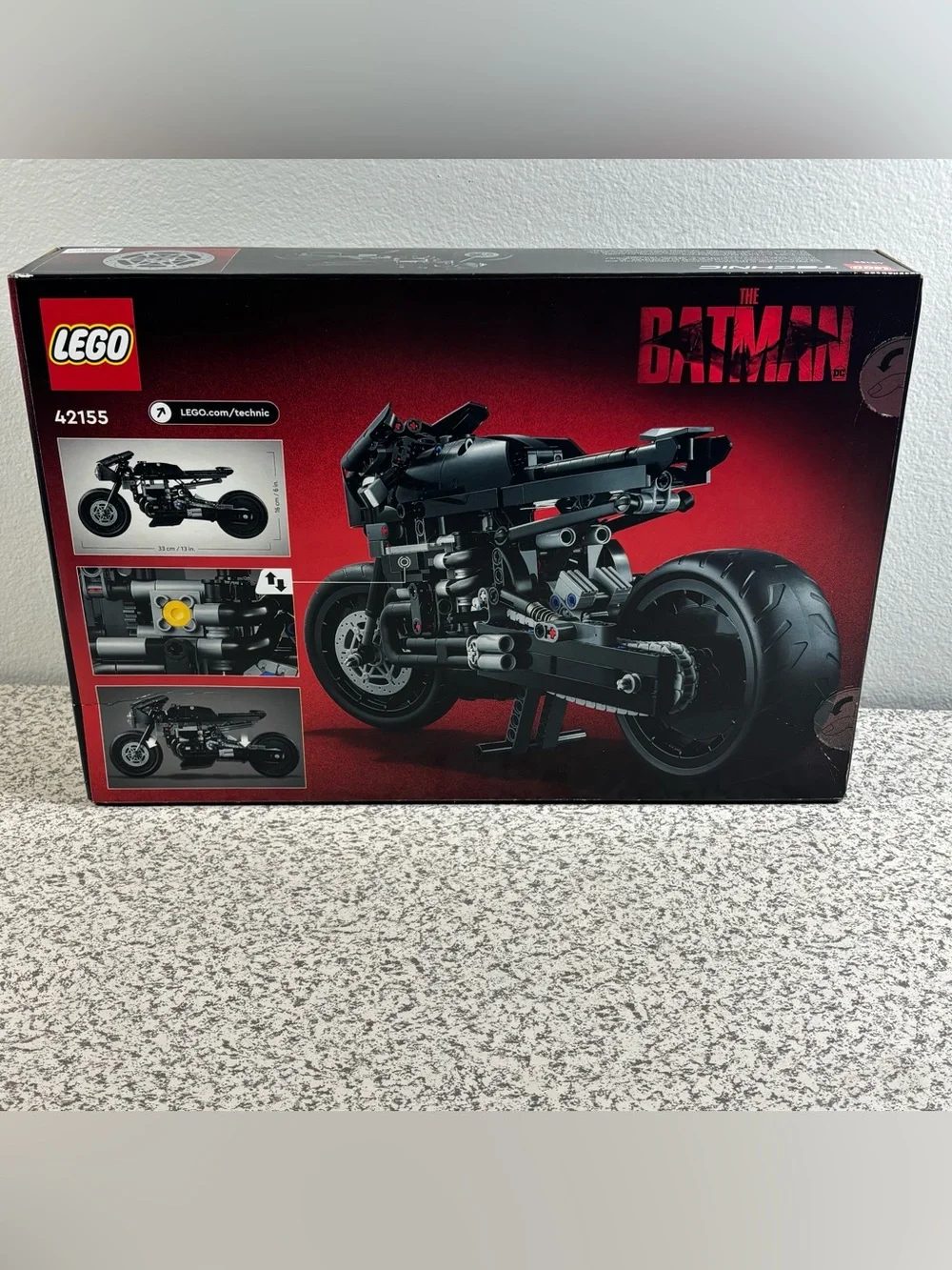 LEGO Technic 42155 The Batman Batcycle - Retired Set Kit - Brand New Sealed